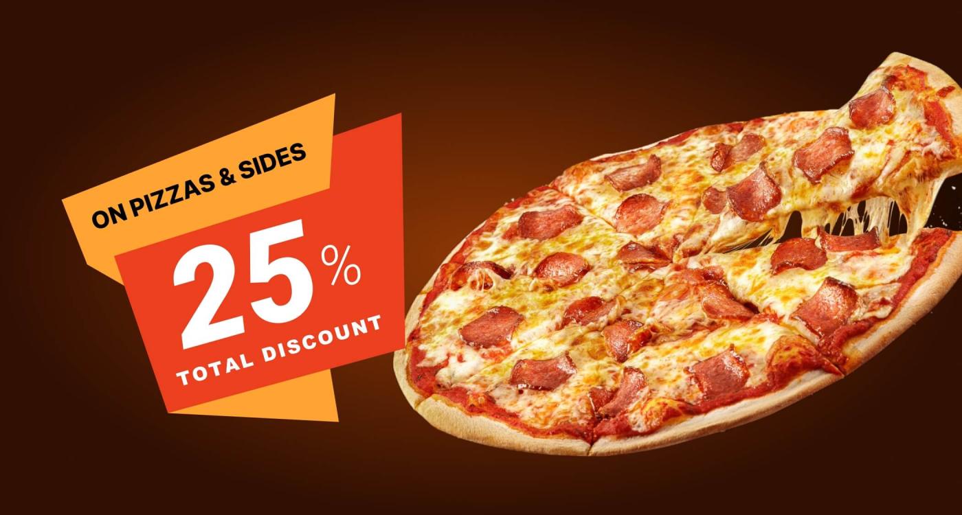 25% Off - Online Orders